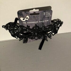 Elegant Black Lace Masquerade Mask